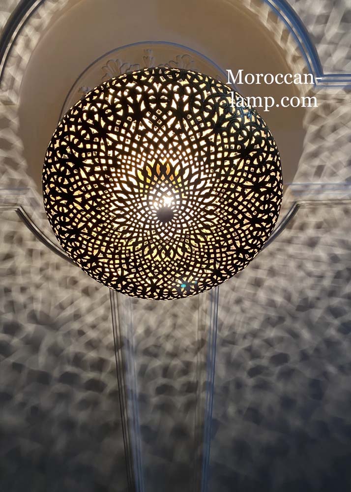 Suspension marocaine, plafond de lampe marocaine